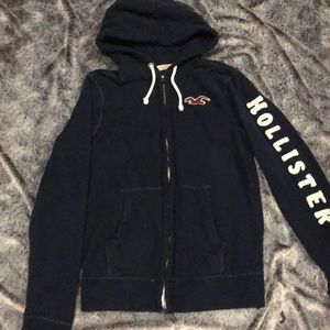 Hollister Zip Up Hoodie - Size XL